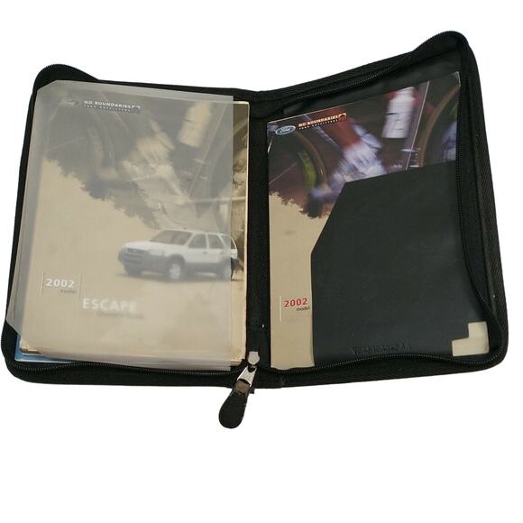 2002 Ford Escape Owners Manual Set with Case - Picture 7 of 8